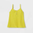 Girls' Waffle Swing Tank Top - Art Class Yellow