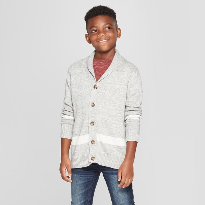 Boys' Long Sleeve Cardigan - Cat & Jack