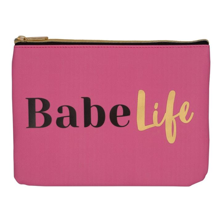 Ruby+cash Faux Leather Makeup Bag & Organizer - Babe