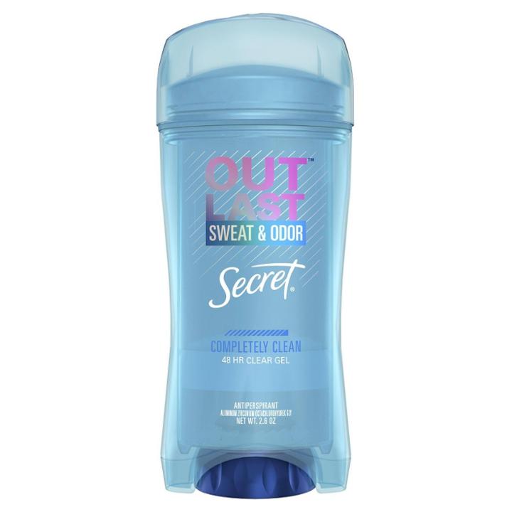 Secret Outlast Clear Gel Completely Clean Antiperspirant Women