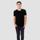 Fruit Of The Loom Select Men's Everlight Short Sleeve T-shirt - Black