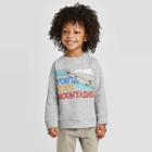 Toddler Boys' Dr. Seuss Kid You'll Move Mountains Pulloversweatshirt - Light Gray