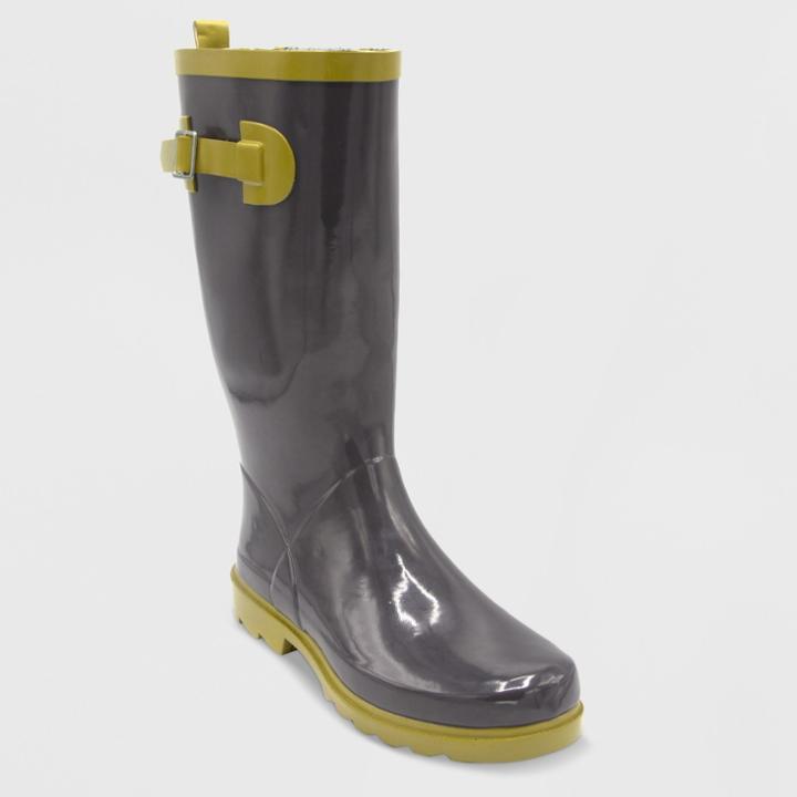 Size 9 Tall Garden Boot - Black - Threshold