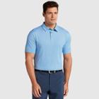 Men's Striped Jack Nicklaus Golf Polo Shirt - French Blue S, Men's,