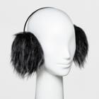 Women's Faux Fur Earmuff - Wild Fable Black