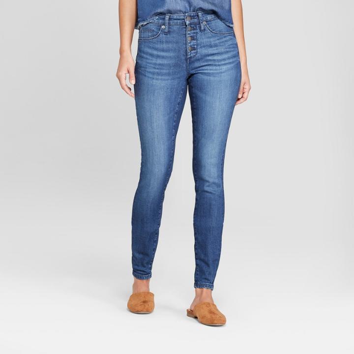 Women's Adaptive High-rise Jeggings - Universal Thread Dark Wash