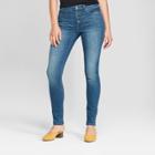 Women's High-rise Button Fly Skinny Jeans - Universal Thread Dark Wash