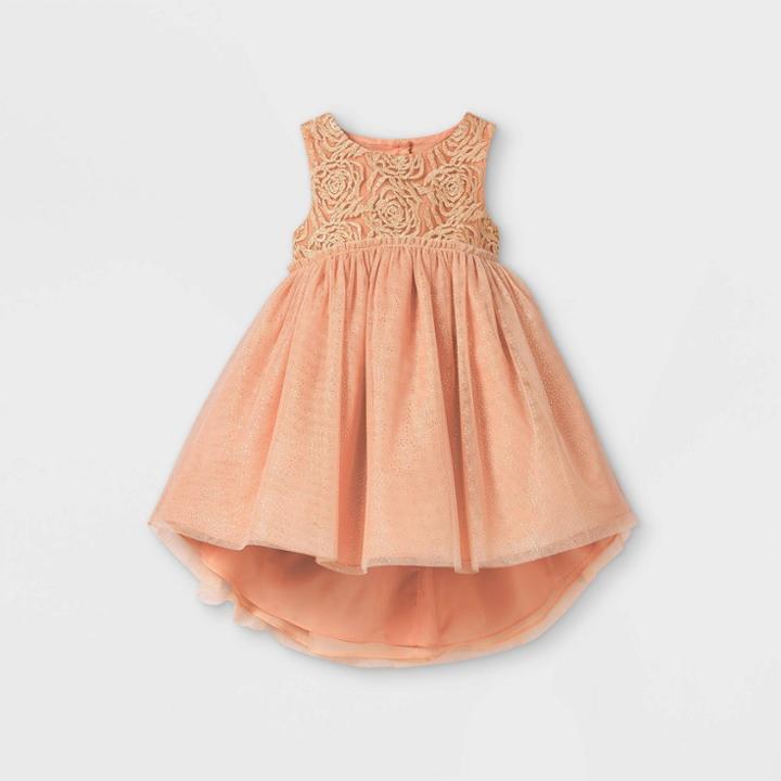 Mia & Mimi Toddler Girls' Floral Tank Dress - Pink