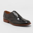 Men's Pierce Leather Oxford Brogue Dress Shoes - Goodfellow & Co Black