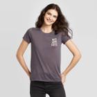 Zoe+liv Women's Need More Wine Short Sleeve T-shirt - Charcoal Xs, Women's, Gray