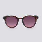 Women's Animal Print Round Plastic Silhouette Sunglasses - Wild Fable Brown, Women's,