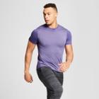 Men's Seamless Short Sleeve Run T-shirt - C9 Champion Candied Purple Heather