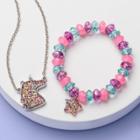 Girls' Unicorn Bracelet And Necklace Set - More Than Magic , Women's,