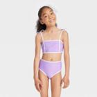 Girls' Solid 2pc Bikini Set - Cat & Jack Purple