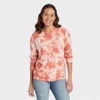 Women's Tie-dye Sweatshirt - Knox Rose Rust