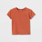 Toddler Solid Short Sleeve T-shirt - Cat & Jack Brown