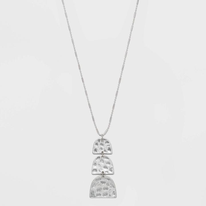 Semi Circle Tiered Pendant Necklace - Universal Thread