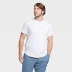 Men's Short Sleeve Soft Gym T-shirt - All In Motion True White S, Men's,