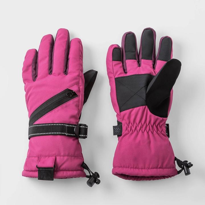 Girls' Snow Gloves - All In Motion Plum