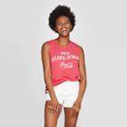 Women's Scoop Neck Coca-cola Tank Top - Awake Red