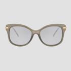 Women's Square Plastic Metal Combo Sunglasses - A New Day Sliver, Women's, Size: