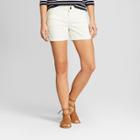 Crafted By Lee Women's Mid-rise Roll Cuff Jean Shorts - Crafted By