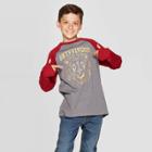 Boys' Harry Potter Gryffindor Long Sleeve T-shirt - Burgundy Heather S, Boy's, Size: