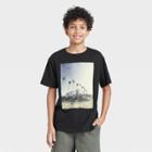Boys' Beach Short Sleeve Graphic T-shirt - Art Class Black