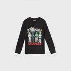 Boys' Star Wars Darkside Singers Long Sleeve T-shirt - Black