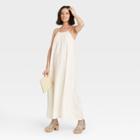 Women's Sleeveless Dress - A New Day White