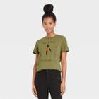Well Worn Black History Month Women's 'melanin Magic' Short Sleeve Graphic T-shirt - Green