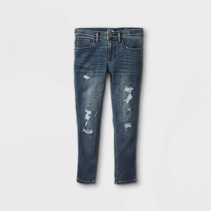 Plusboys' Super Stretch Super Skinny Fit Jeans - Art Class Dark Blue