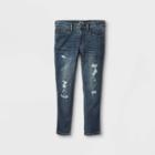 Plusboys' Super Stretch Super Skinny Fit Jeans - Art Class Dark Blue