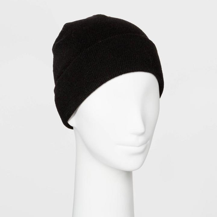 Women's Basic Beanie - Wild Fable Black