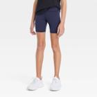 Girls' Core Bike Shorts - All In Motion Navy Blue