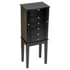 Mele & Co. Aria Wooden Jewelry Armoire - Java, Women's, Brown