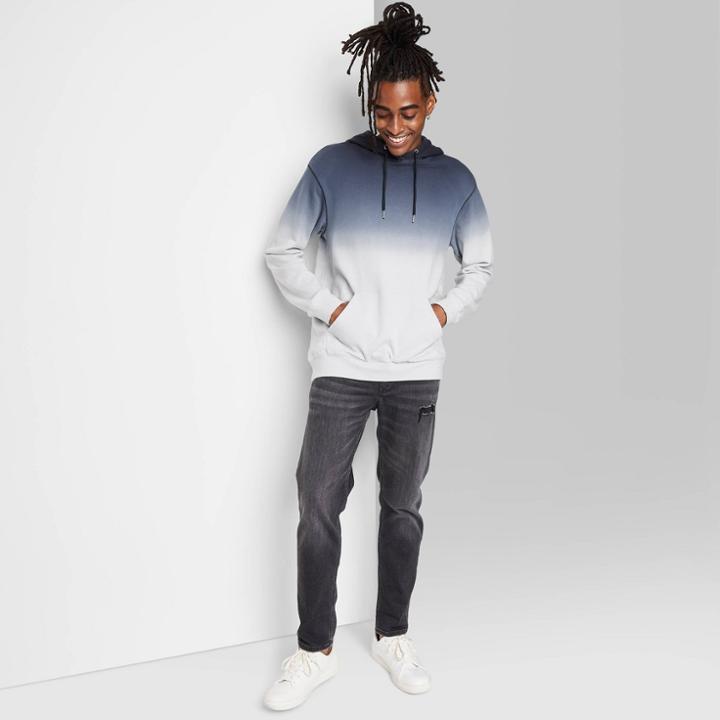 Adult Dip-dye Fleece Hoodie - Original Use Black