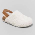 Toddler Girls' Monroe Clogs - Cat & Jack Cream
