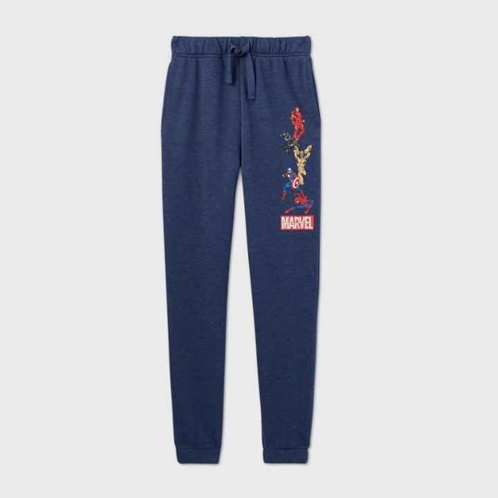 Boys' Marvel Jogger Pants - Blue