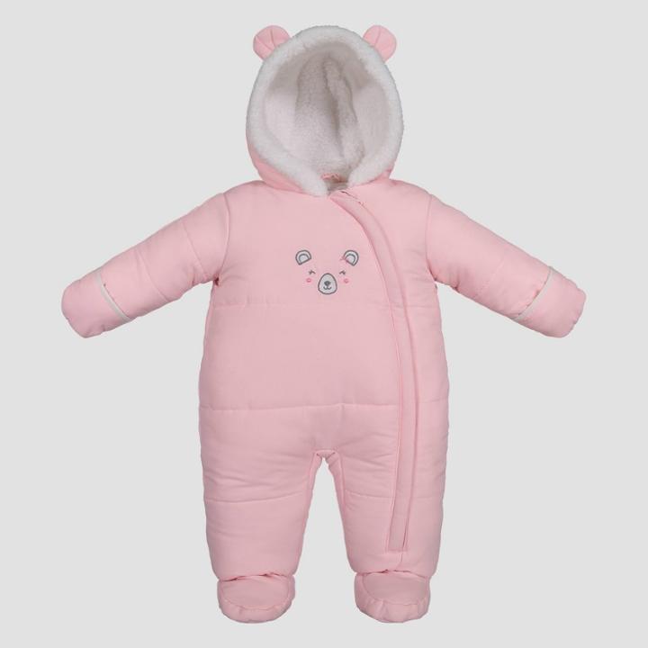 Baby Girls' Bear Snowsuit - Just One You Made By Carter's Pink Light Pink Newborn, Girl's