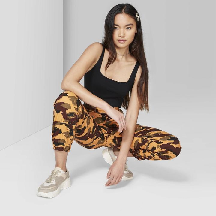 Women's Square Neck Tank Top - Wild Fable Black