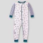 Lamaze Toddler Organic Cotton Woodland Footless Stretchy Snug Fit Pajama Romper - Off White