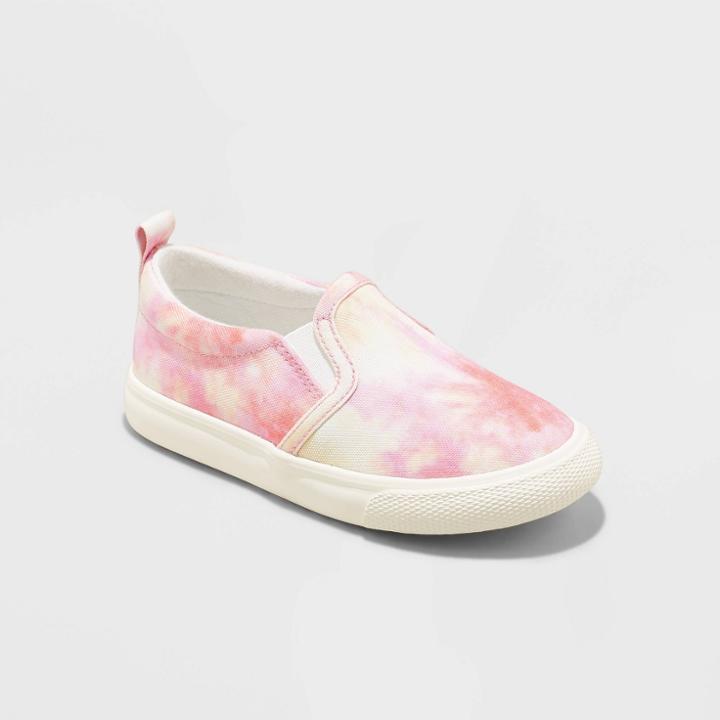 Toddler Girls' Alexus Tie-dye Slip-on Apparel Sneakers - Cat & Jack 5,