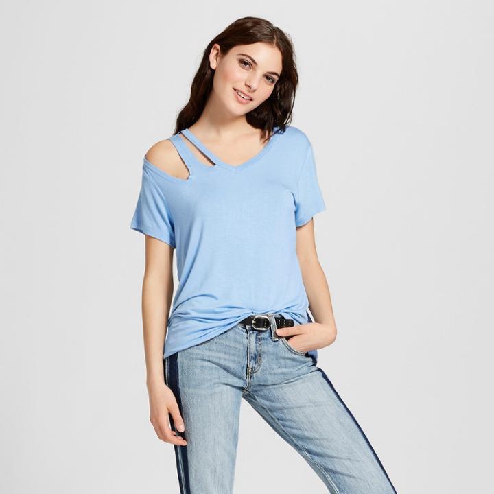Women's Ruffle 3/4 Sleeve Pullover Top - Alison Andrews White