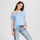 Women's Ruffle 3/4 Sleeve Pullover Top - Alison Andrews White