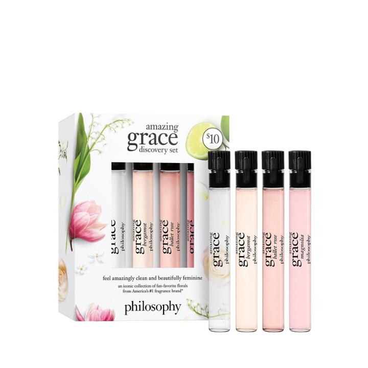 Philosophy Amazing Grace Floral Women's Fragrance Discovery Set - 4ct - Ulta Beauty