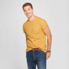 Men's Standard Fit Short Sleeve Pocket Crew Neck T-shirt - Goodfellow & Co Gold