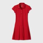 Petitegirls' Short Sleeve Uniform Performance Dress - Cat & Jack Red