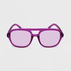 Women's Plastic Aviator Sunglasses - Wild Fable Berry Purple