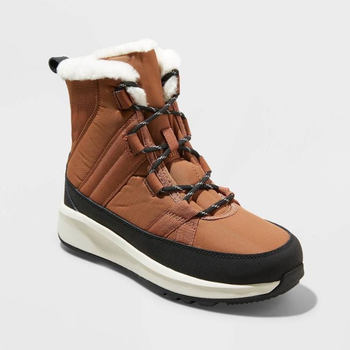 Women's Calysta Sport Bottom Boots - Universal Thread Brown